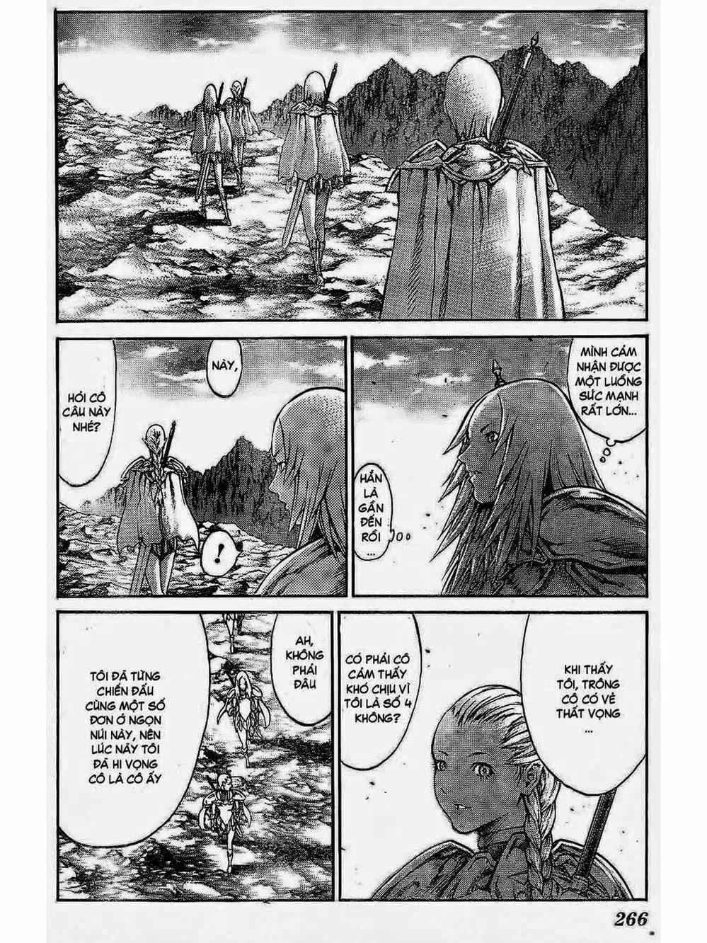 Truyện Tranh Claymore Mắt Bạc trang 4