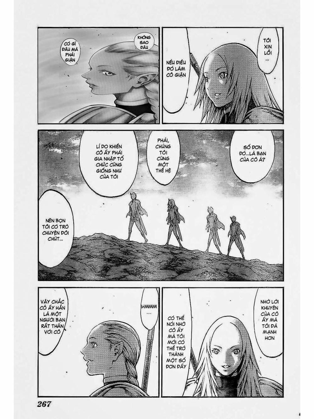 Truyện Tranh Claymore Mắt Bạc trang 4