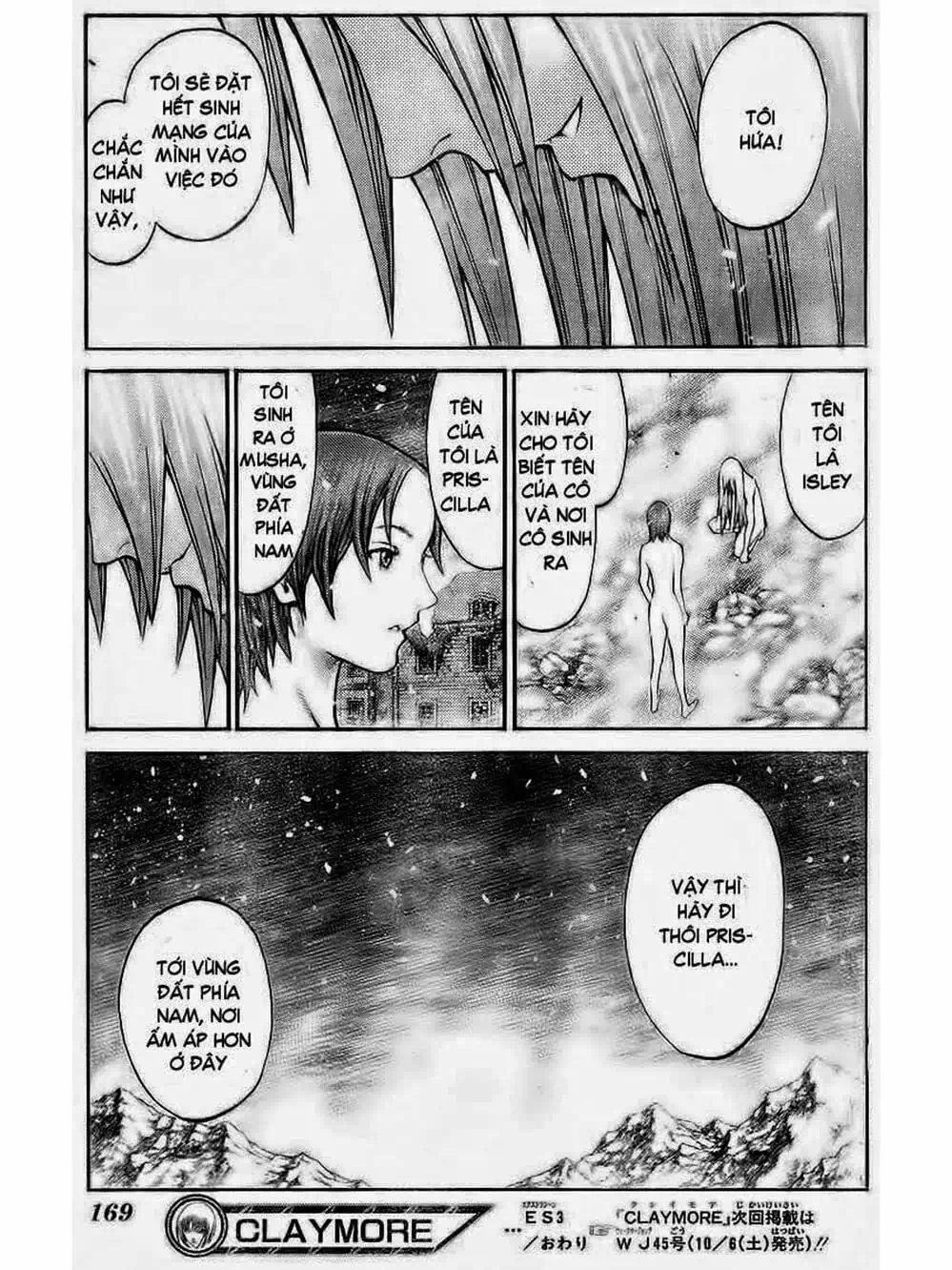 Truyện Tranh Claymore Mắt Bạc trang 4