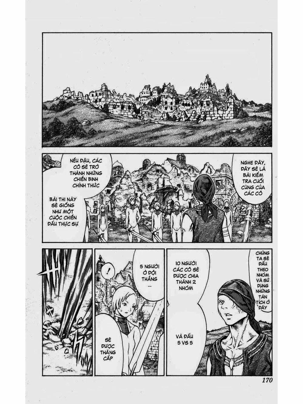 Truyện Tranh Claymore Mắt Bạc trang 4