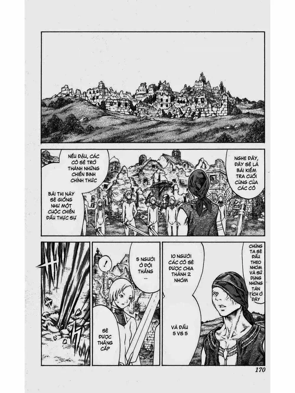 Truyện Tranh Claymore Mắt Bạc trang 4