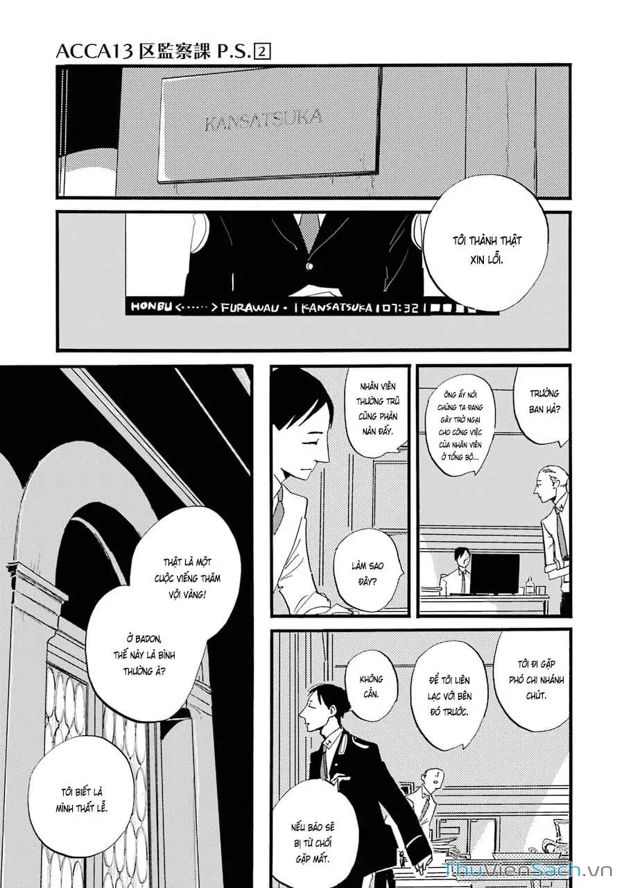 Truyện Tranh Tiền Truyện Acca - Cục Thanh Tra 13 Bang: P.s trang 2