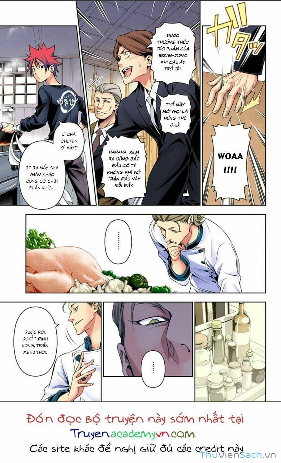 Truyện Tranh Vua Bếp Soma - Cuộc Chiến Ẩm Thực trang 7