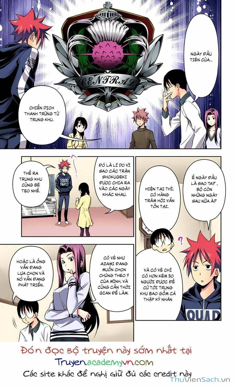 Truyện Tranh Vua Bếp Soma - Cuộc Chiến Ẩm Thực trang 7