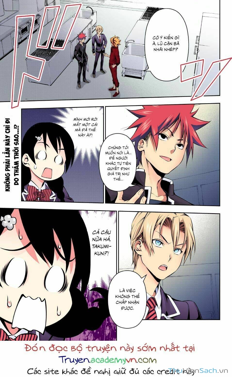 Truyện Tranh Vua Bếp Soma - Cuộc Chiến Ẩm Thực trang 7