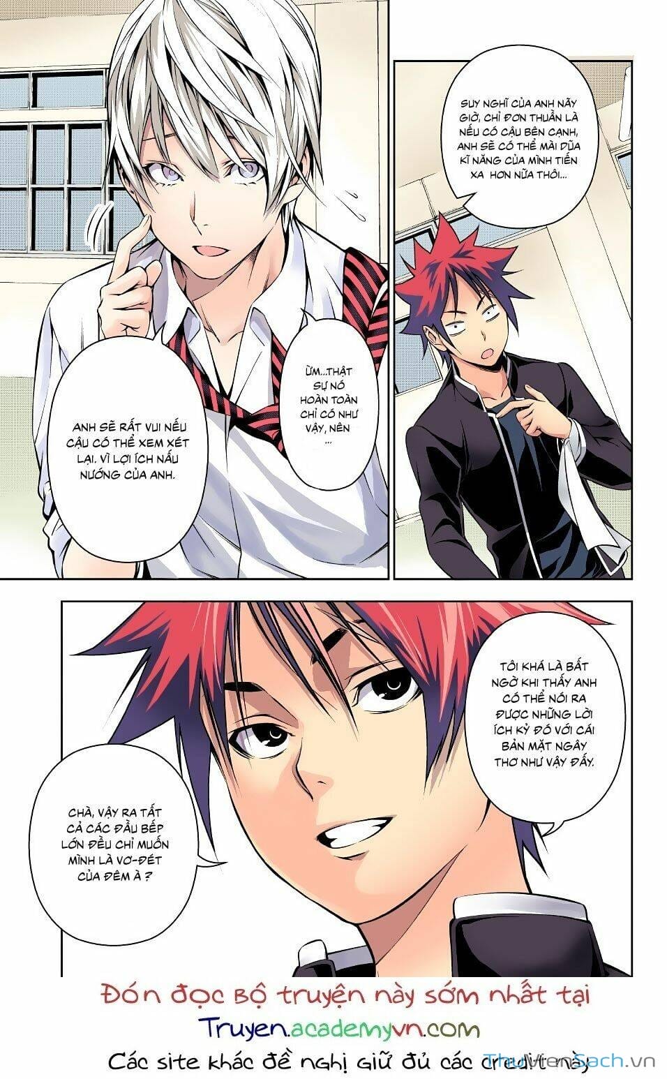 Truyện Tranh Vua Bếp Soma - Cuộc Chiến Ẩm Thực trang 7