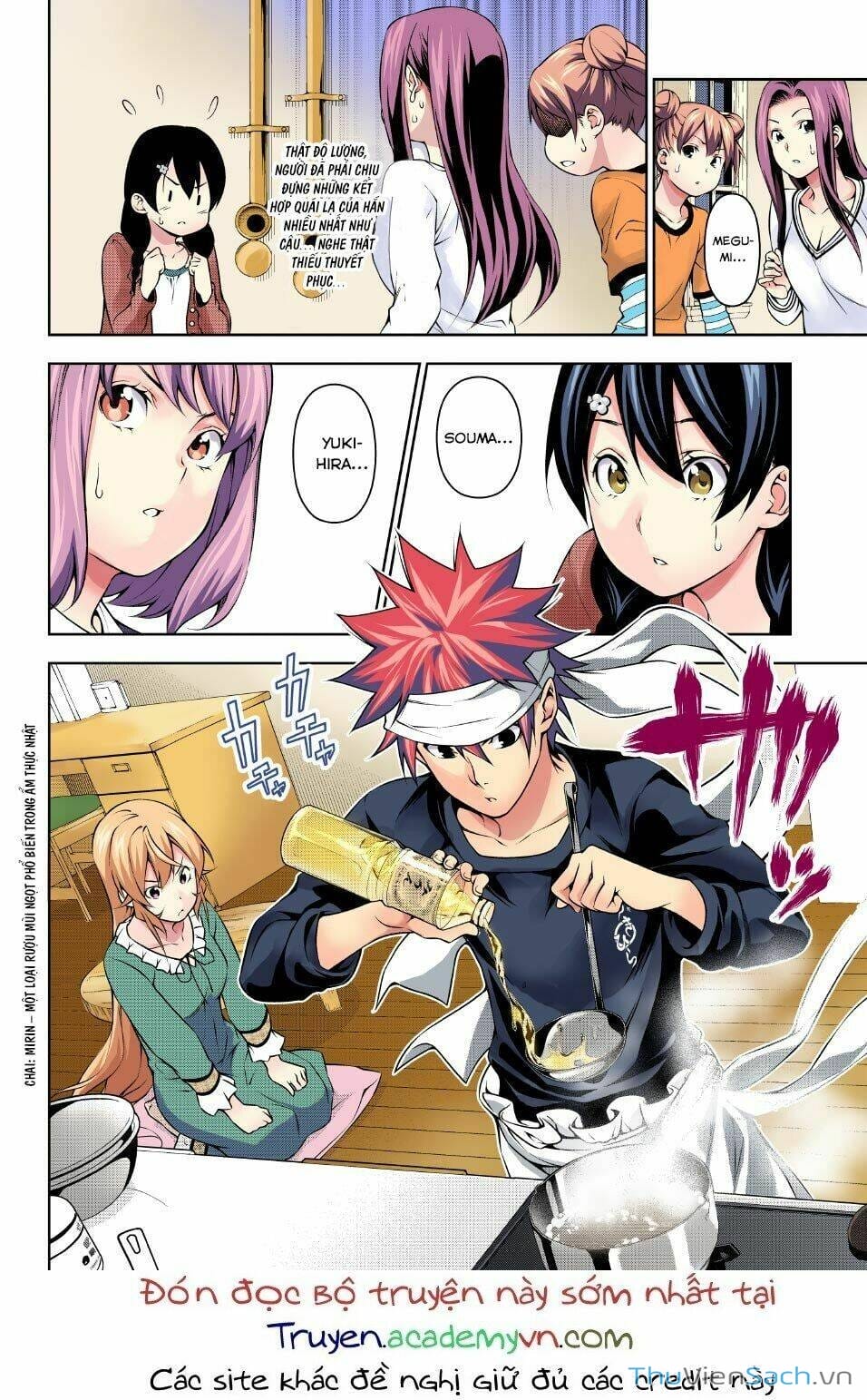 Truyện Tranh Vua Bếp Soma - Cuộc Chiến Ẩm Thực trang 7