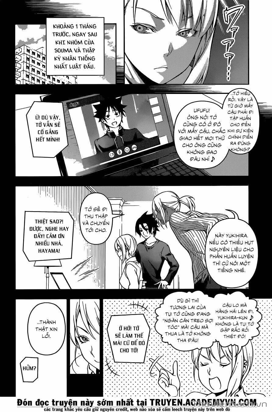 Truyện Tranh Vua Bếp Soma - Cuộc Chiến Ẩm Thực trang 7