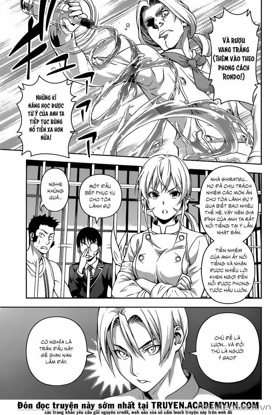 Truyện Tranh Vua Bếp Soma - Cuộc Chiến Ẩm Thực trang 7