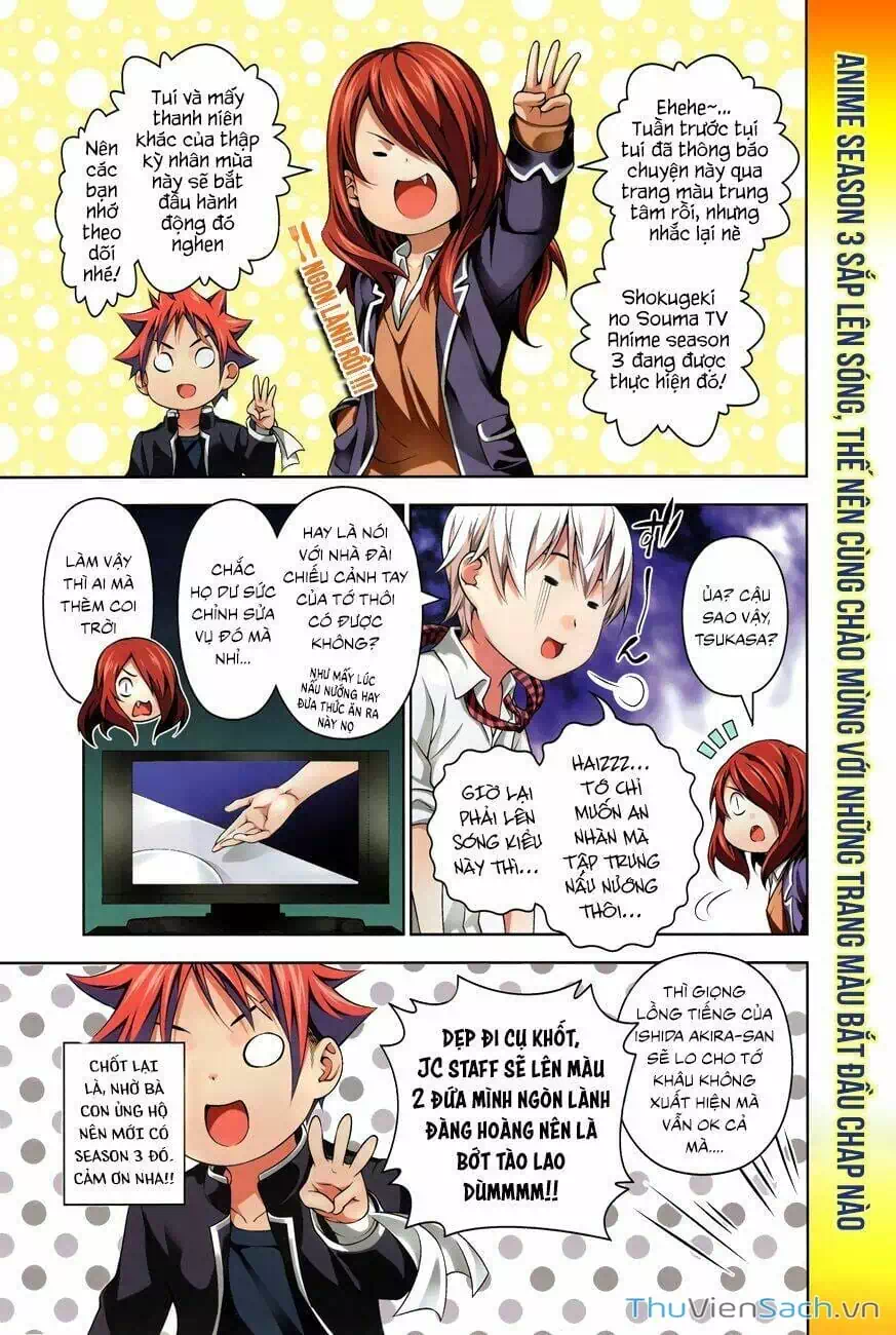 Truyện Tranh Vua Bếp Soma - Cuộc Chiến Ẩm Thực trang 7