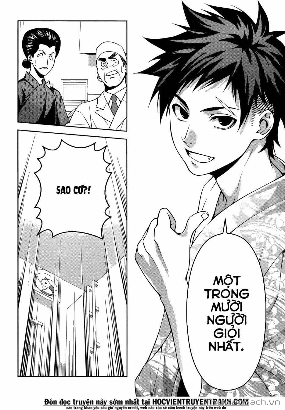 Truyện Tranh Vua Bếp Soma - Cuộc Chiến Ẩm Thực trang 7