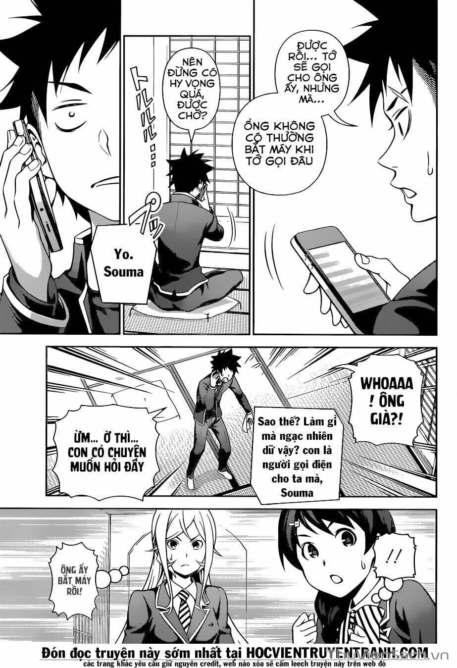 Truyện Tranh Vua Bếp Soma - Cuộc Chiến Ẩm Thực trang 7