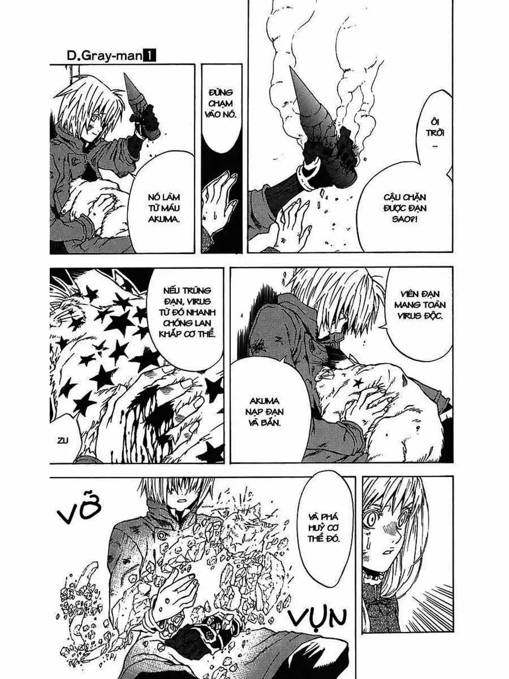 Truyện Tranh Quái Vật Sinh Ra Từ Linh Hồn Chết Chóc - D. Gray-Man trang 8