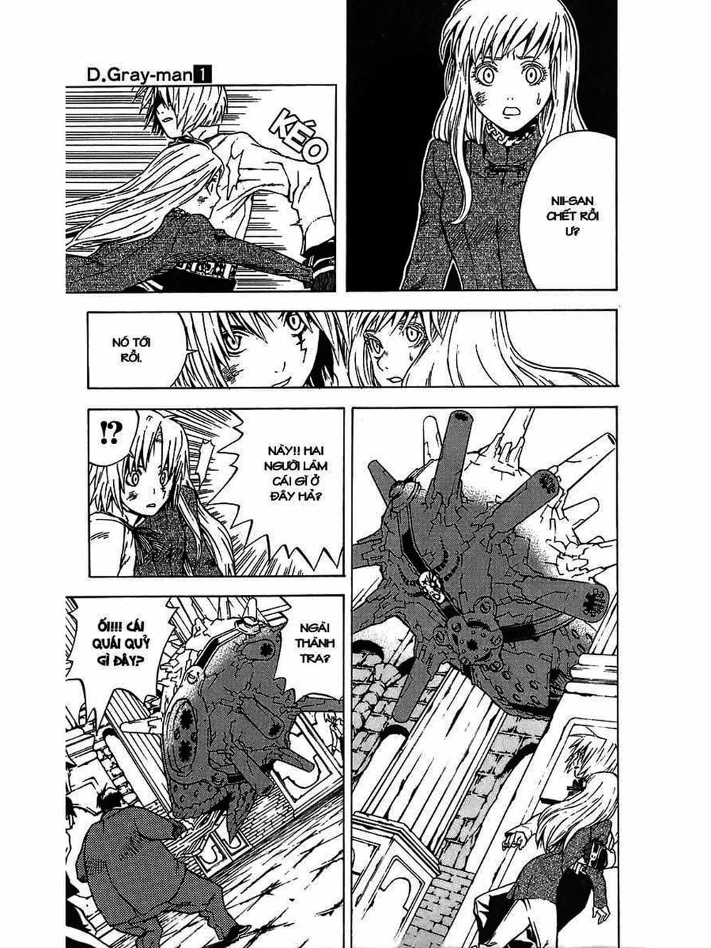 Truyện Tranh Quái Vật Sinh Ra Từ Linh Hồn Chết Chóc - D. Gray-Man trang 8