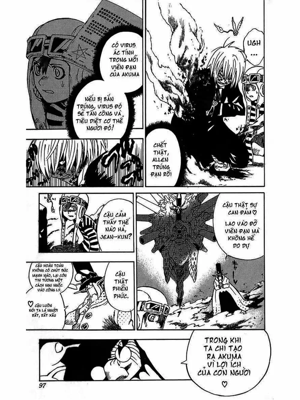 Truyện Tranh Quái Vật Sinh Ra Từ Linh Hồn Chết Chóc - D. Gray-Man trang 8