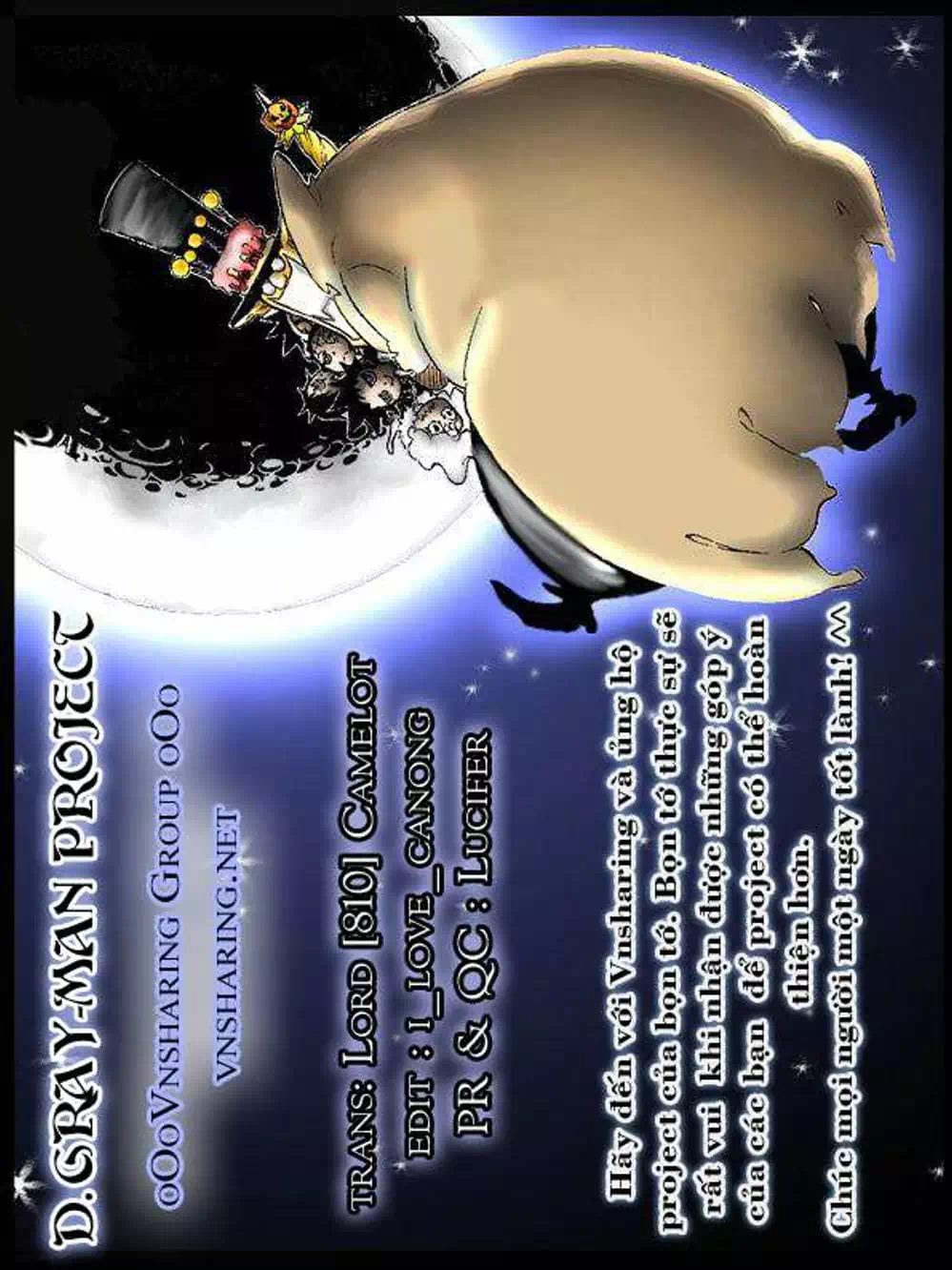 Truyện Tranh Quái Vật Sinh Ra Từ Linh Hồn Chết Chóc - D. Gray-Man trang 8