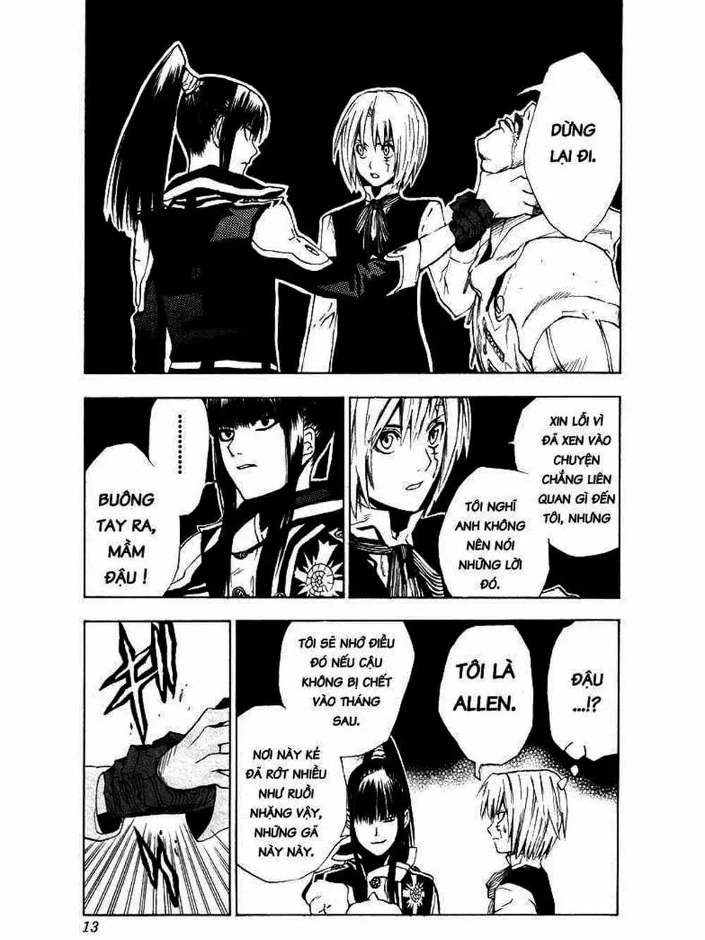 Truyện Tranh Quái Vật Sinh Ra Từ Linh Hồn Chết Chóc - D. Gray-Man trang 8