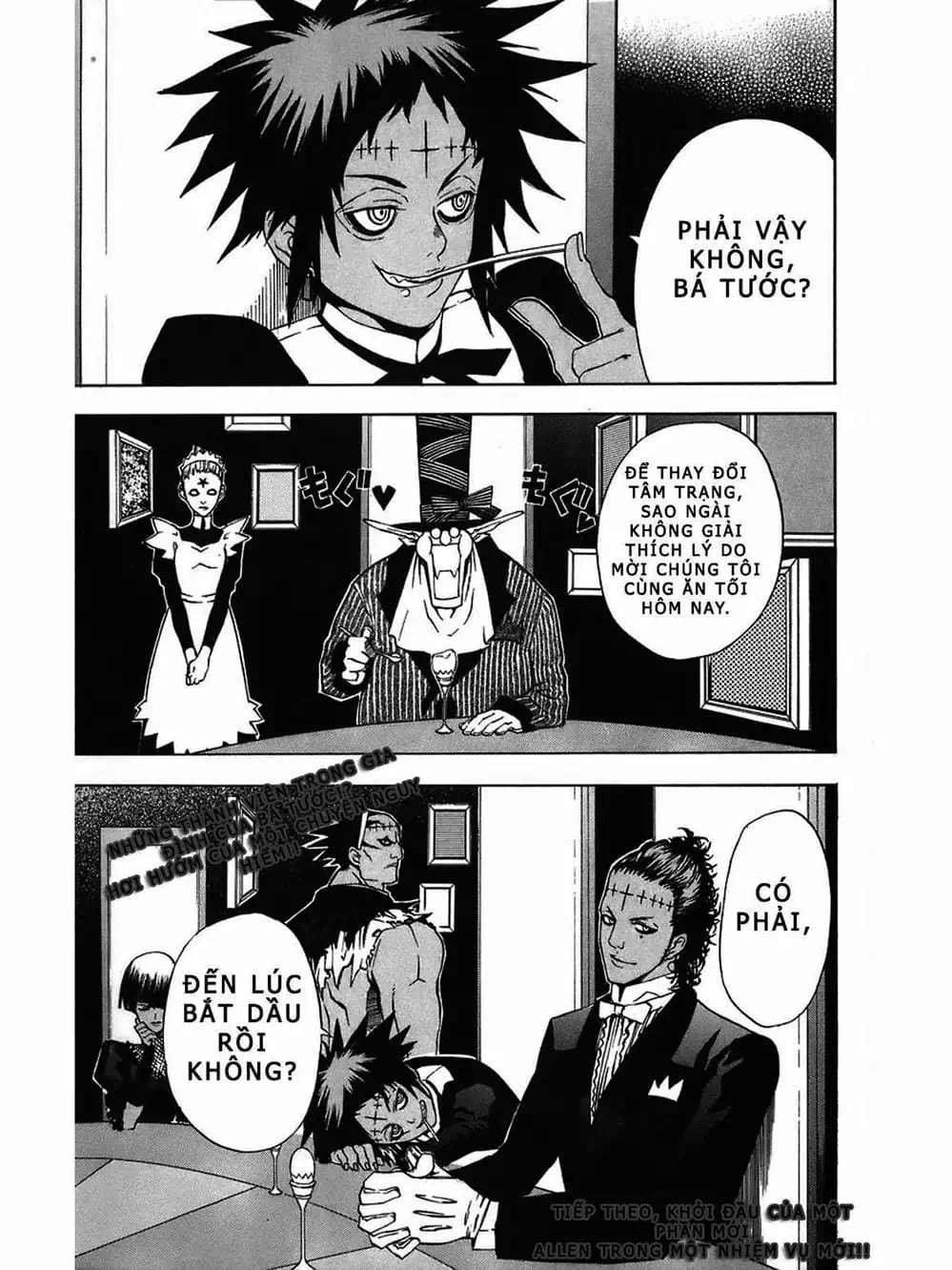Truyện Tranh Quái Vật Sinh Ra Từ Linh Hồn Chết Chóc - D. Gray-Man trang 8