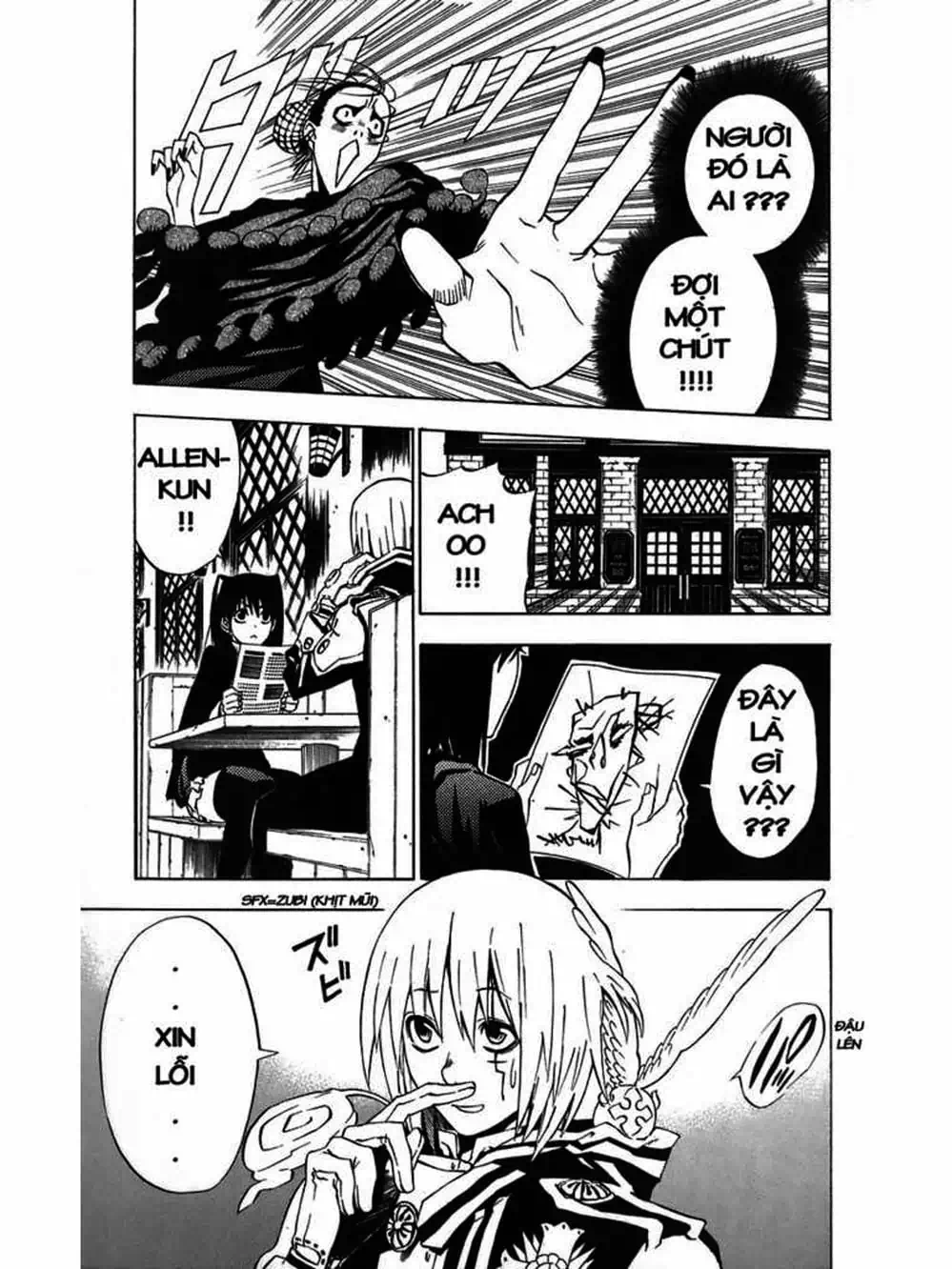 Truyện Tranh Quái Vật Sinh Ra Từ Linh Hồn Chết Chóc - D. Gray-Man trang 8