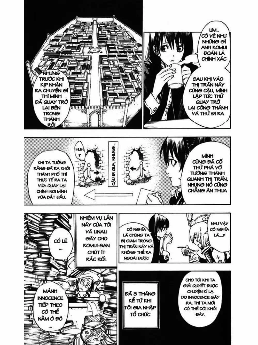 Truyện Tranh Quái Vật Sinh Ra Từ Linh Hồn Chết Chóc - D. Gray-Man trang 8