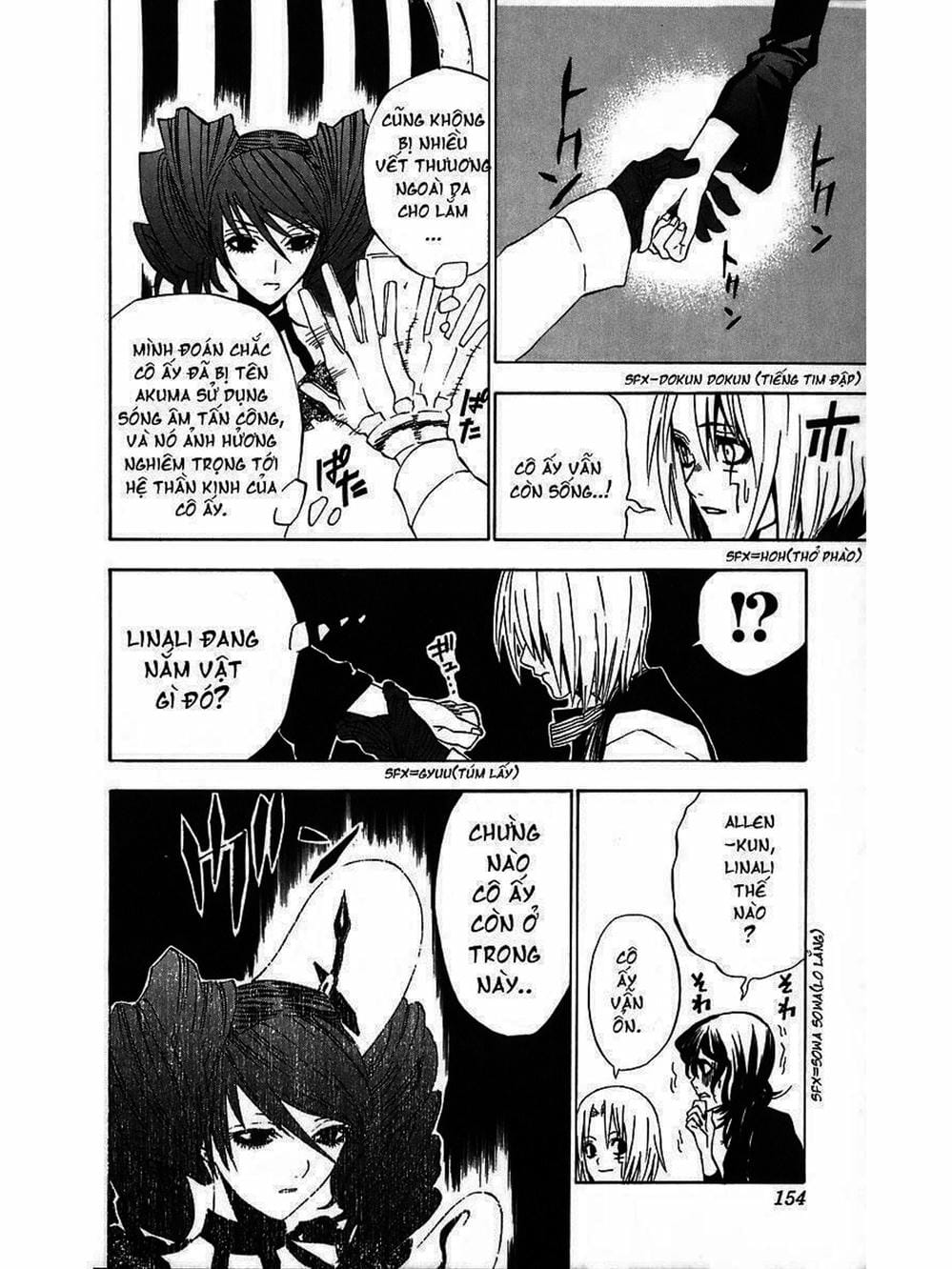 Truyện Tranh Quái Vật Sinh Ra Từ Linh Hồn Chết Chóc - D. Gray-Man trang 8