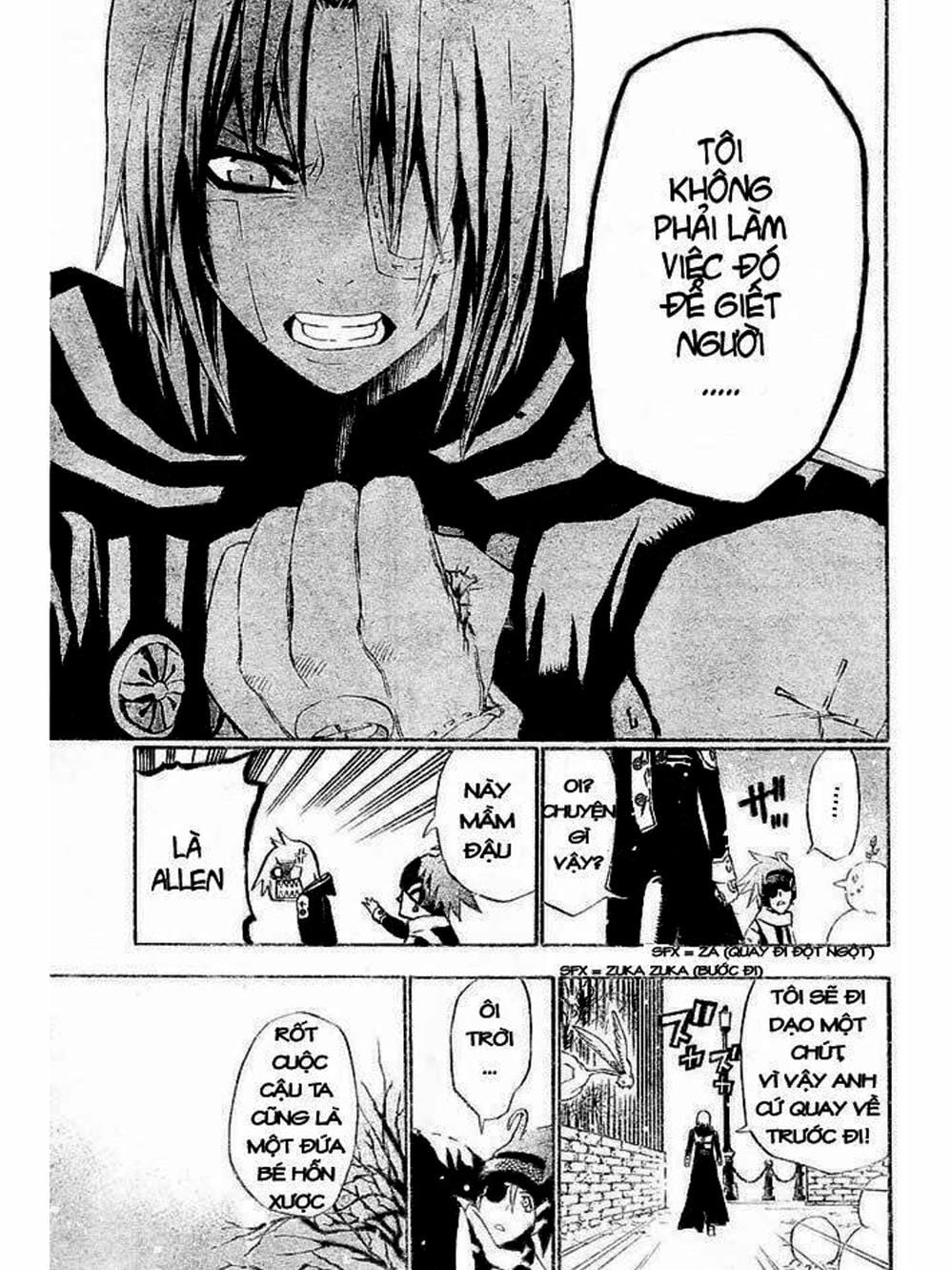 Truyện Tranh Quái Vật Sinh Ra Từ Linh Hồn Chết Chóc - D. Gray-Man trang 8