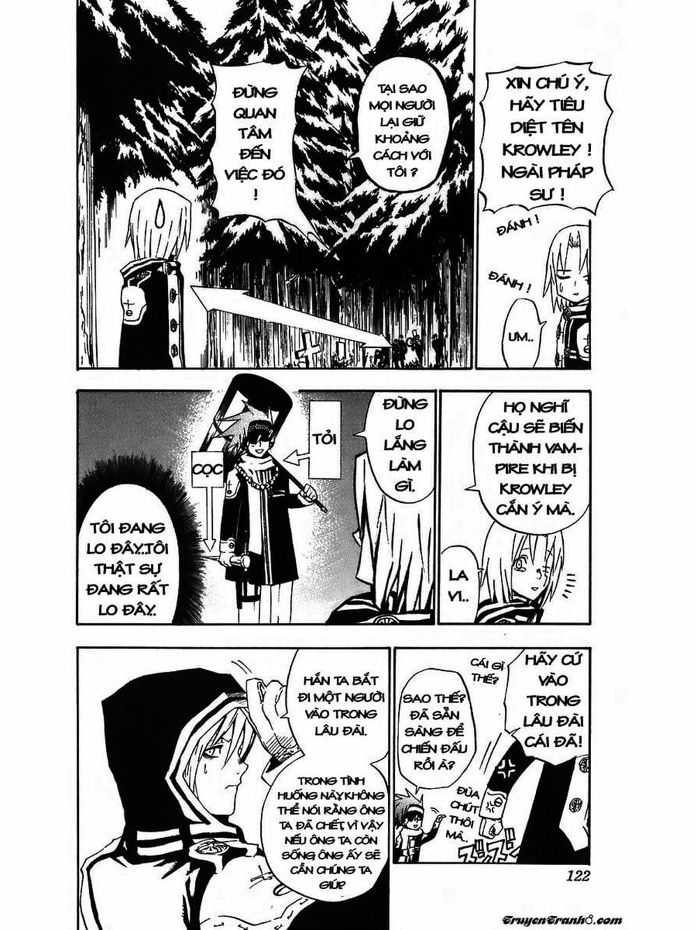 Truyện Tranh Quái Vật Sinh Ra Từ Linh Hồn Chết Chóc - D. Gray-Man trang 8