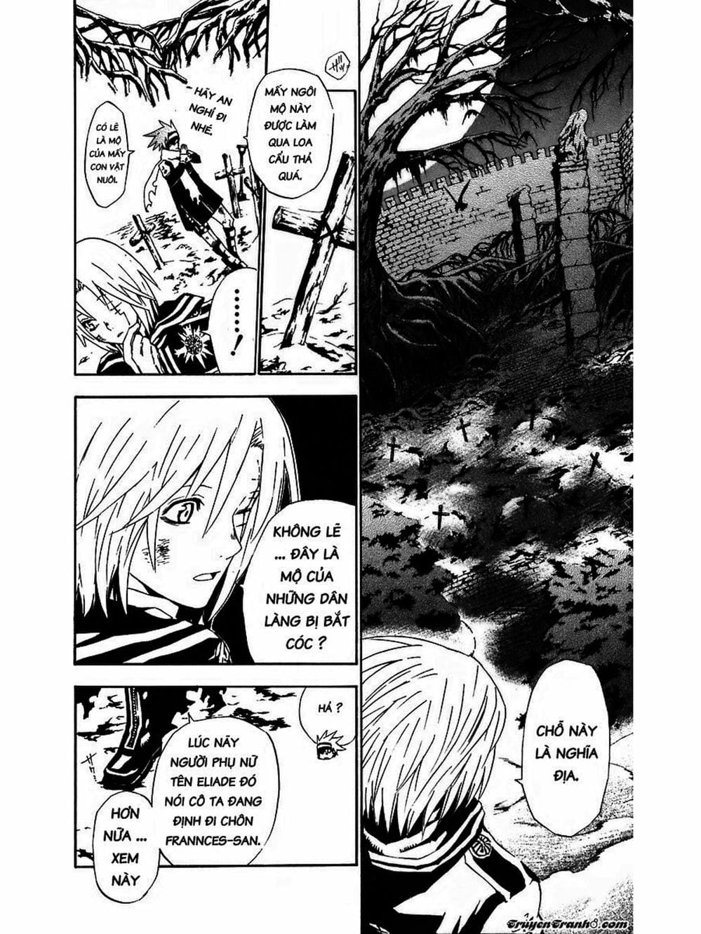 Truyện Tranh Quái Vật Sinh Ra Từ Linh Hồn Chết Chóc - D. Gray-Man trang 8