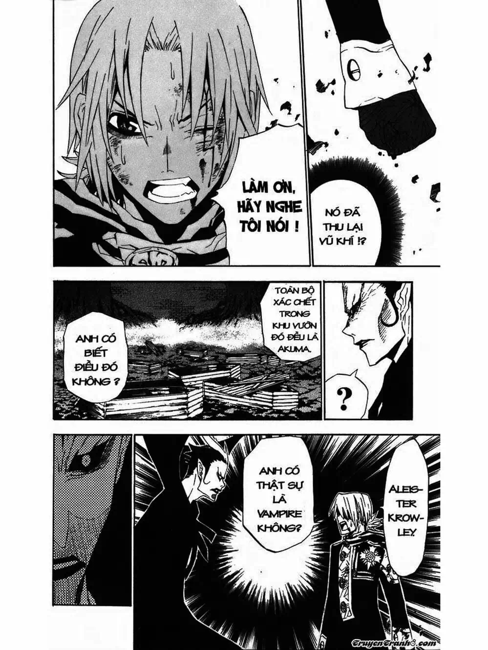 Truyện Tranh Quái Vật Sinh Ra Từ Linh Hồn Chết Chóc - D. Gray-Man trang 8
