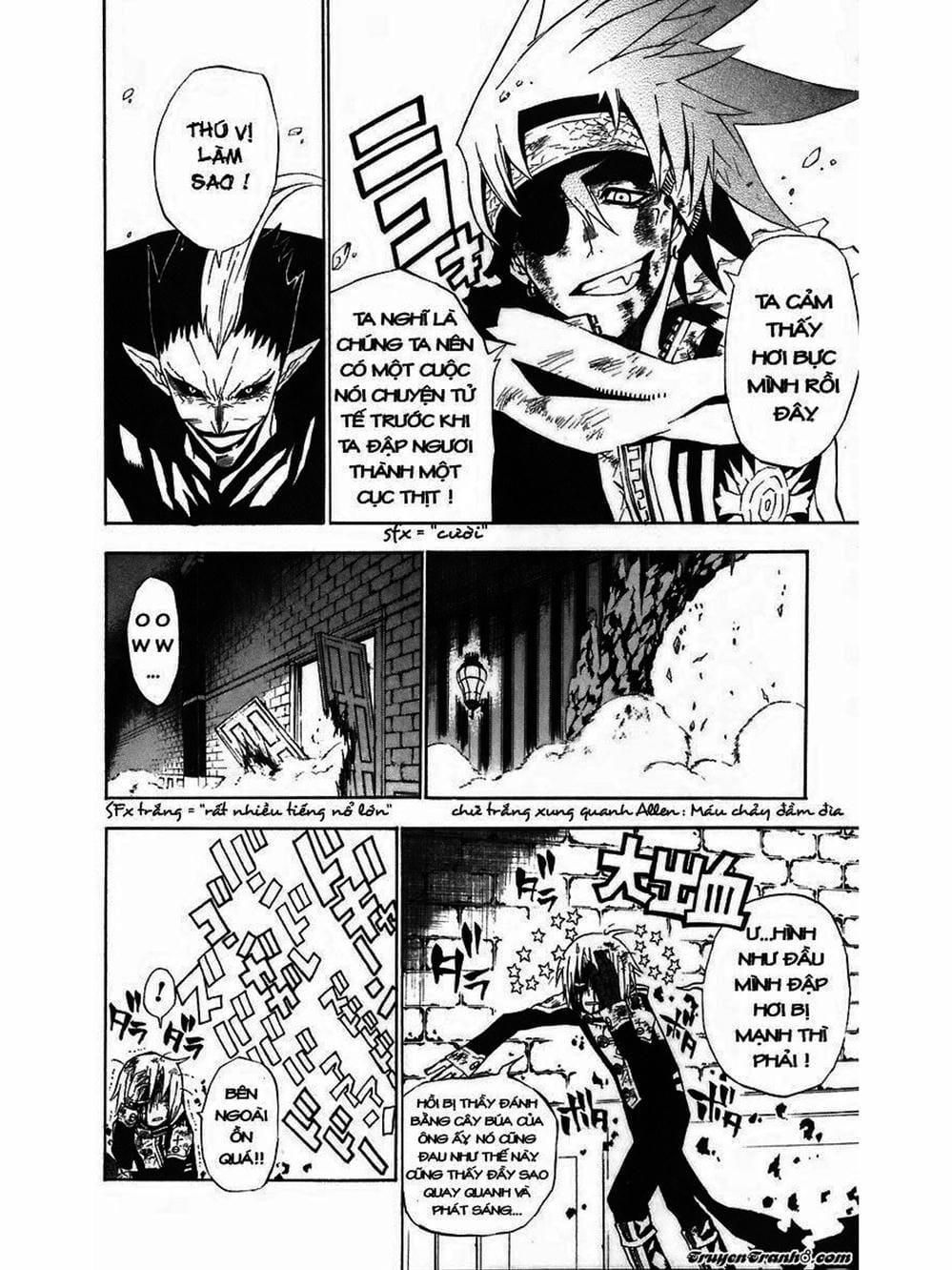 Truyện Tranh Quái Vật Sinh Ra Từ Linh Hồn Chết Chóc - D. Gray-Man trang 8