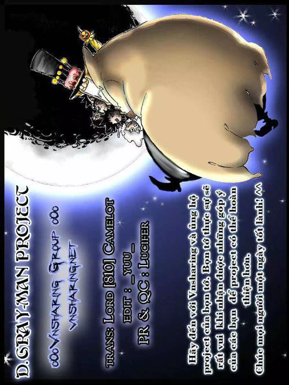 Truyện Tranh Quái Vật Sinh Ra Từ Linh Hồn Chết Chóc - D. Gray-Man trang 8