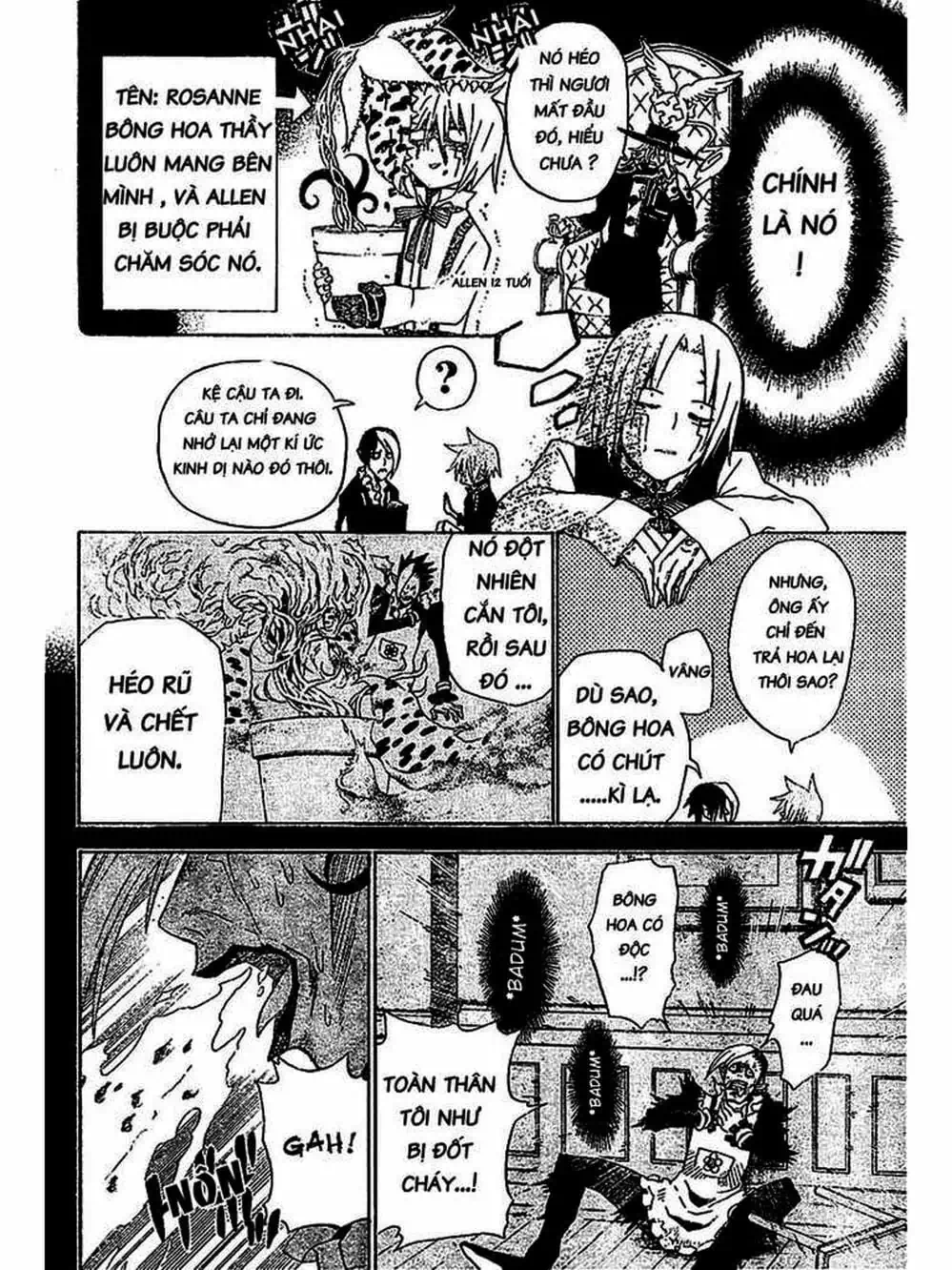 Truyện Tranh Quái Vật Sinh Ra Từ Linh Hồn Chết Chóc - D. Gray-Man trang 8