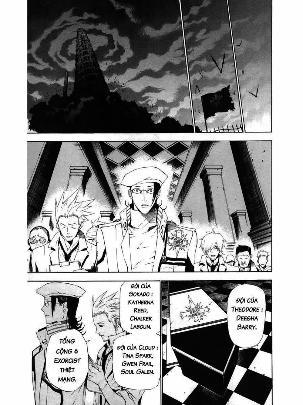 Truyện Tranh Quái Vật Sinh Ra Từ Linh Hồn Chết Chóc - D. Gray-Man trang 8