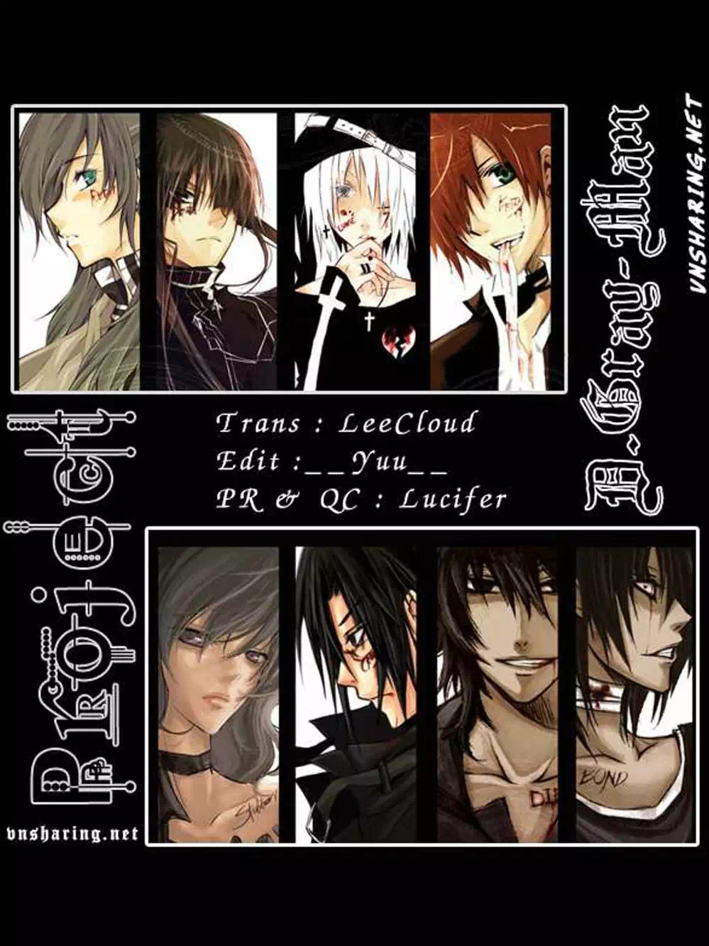 Truyện Tranh Quái Vật Sinh Ra Từ Linh Hồn Chết Chóc - D. Gray-Man trang 8