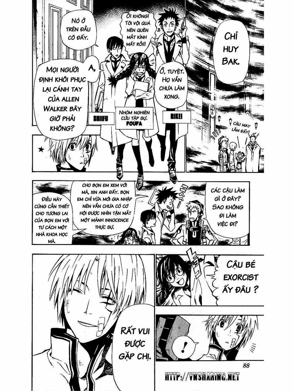 Truyện Tranh Quái Vật Sinh Ra Từ Linh Hồn Chết Chóc - D. Gray-Man trang 8