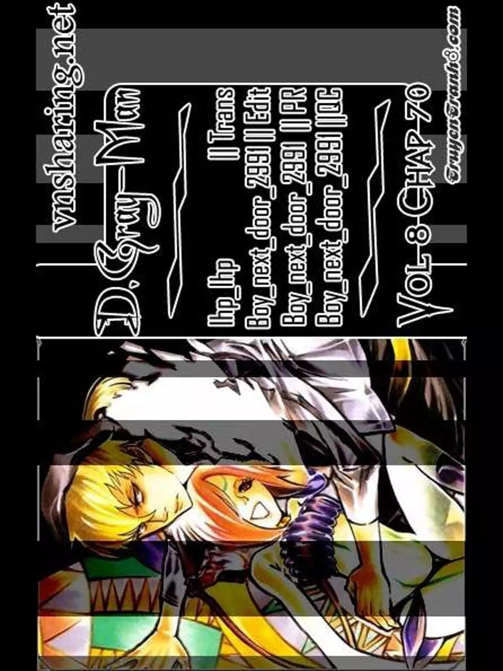 Truyện Tranh Quái Vật Sinh Ra Từ Linh Hồn Chết Chóc - D. Gray-Man trang 8