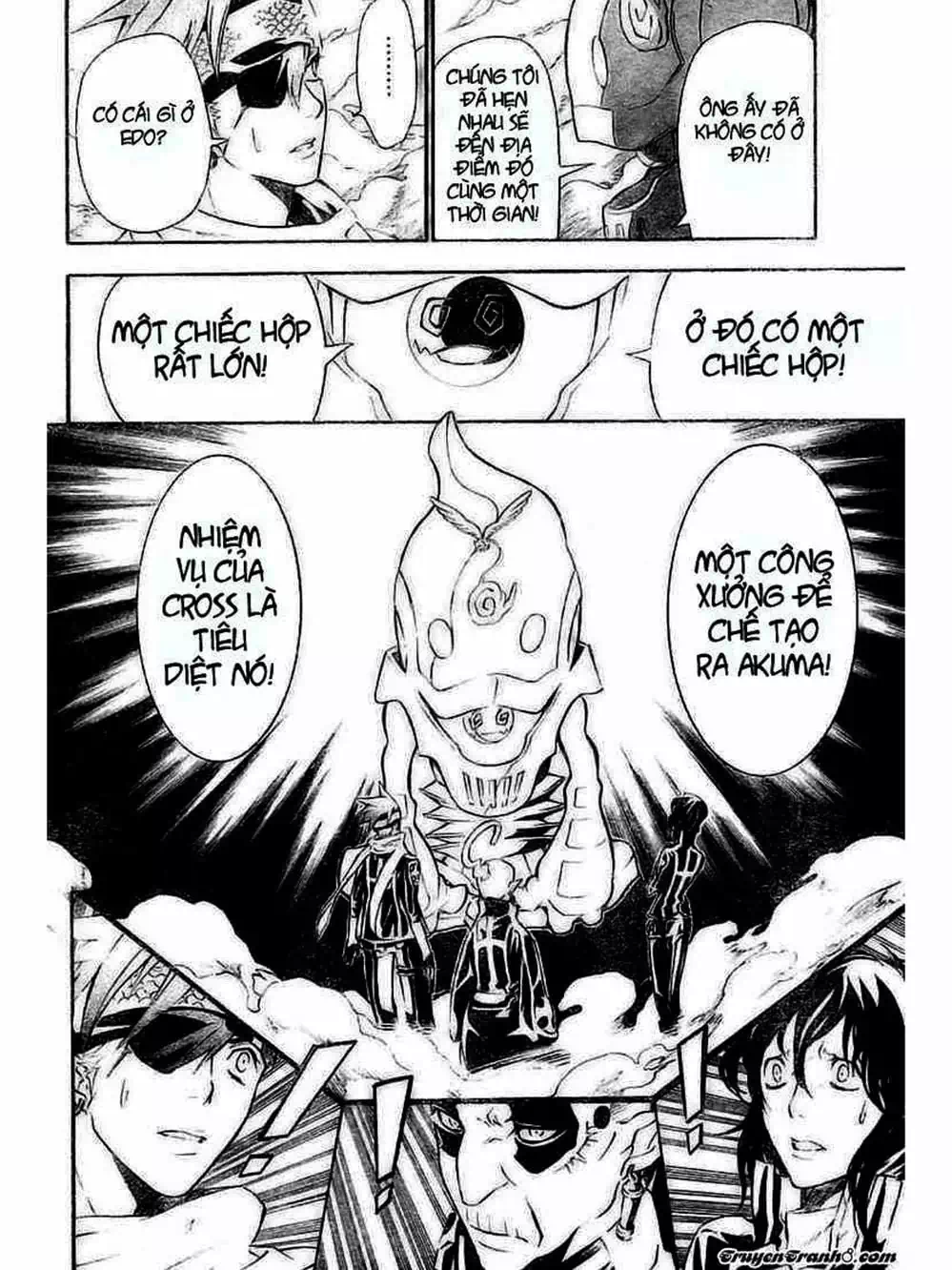 Truyện Tranh Quái Vật Sinh Ra Từ Linh Hồn Chết Chóc - D. Gray-Man trang 8