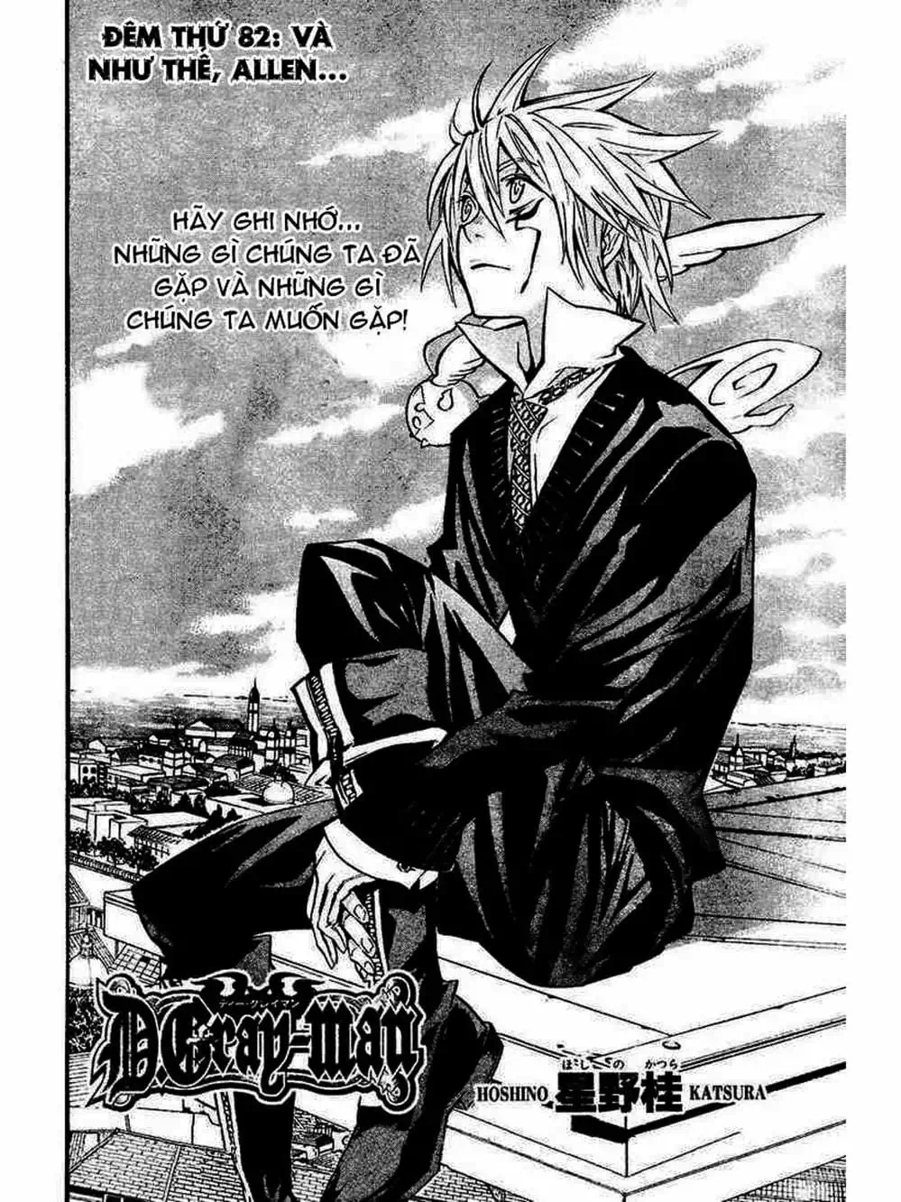 Truyện Tranh Quái Vật Sinh Ra Từ Linh Hồn Chết Chóc - D. Gray-Man trang 8