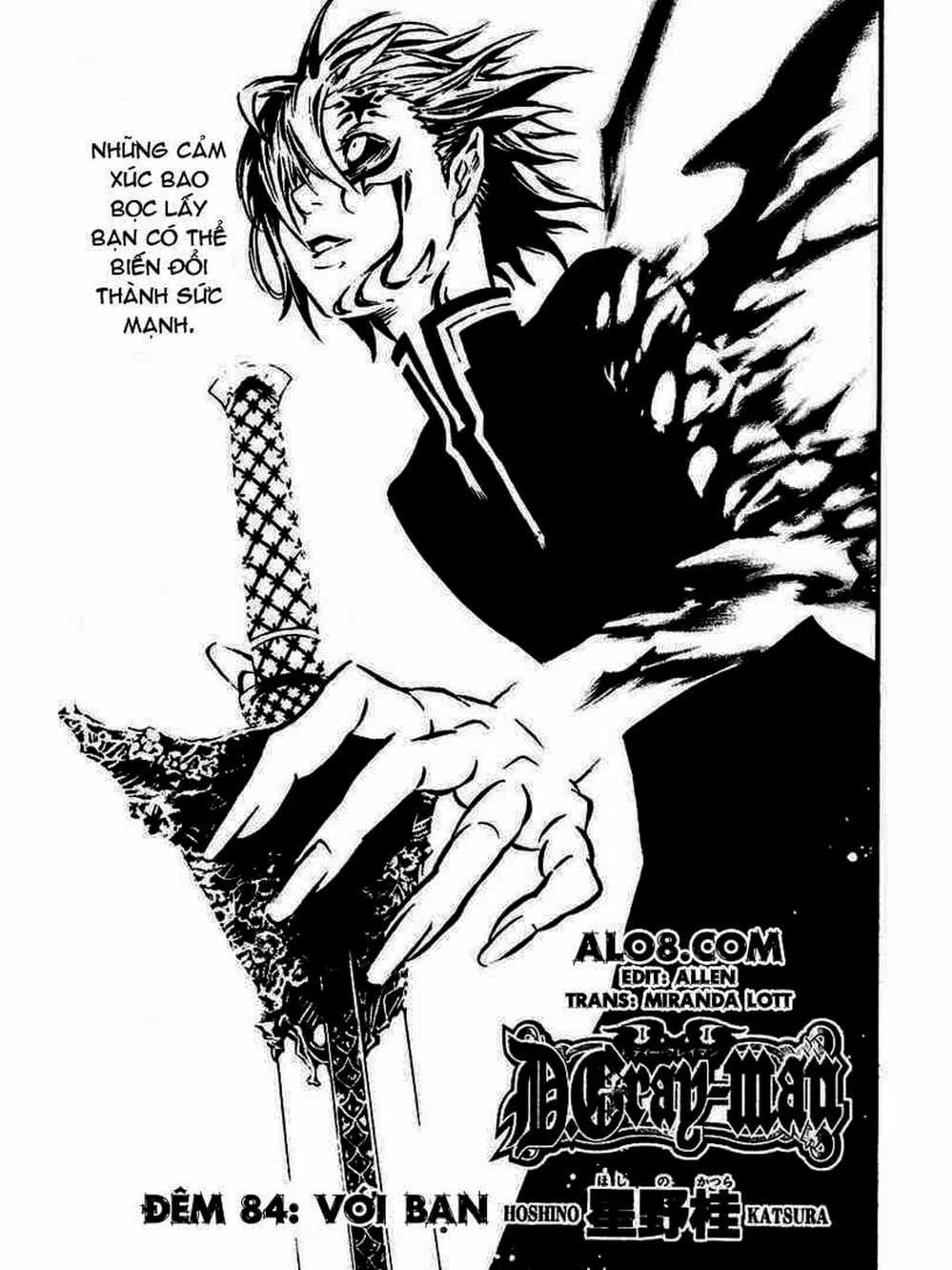 Truyện Tranh Quái Vật Sinh Ra Từ Linh Hồn Chết Chóc - D. Gray-Man trang 8