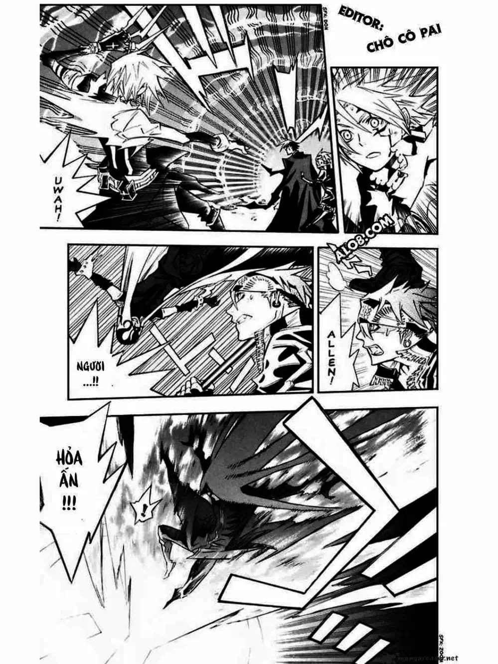 Truyện Tranh Quái Vật Sinh Ra Từ Linh Hồn Chết Chóc - D. Gray-Man trang 8