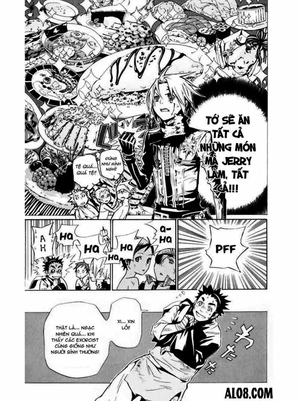 Truyện Tranh Quái Vật Sinh Ra Từ Linh Hồn Chết Chóc - D. Gray-Man trang 8