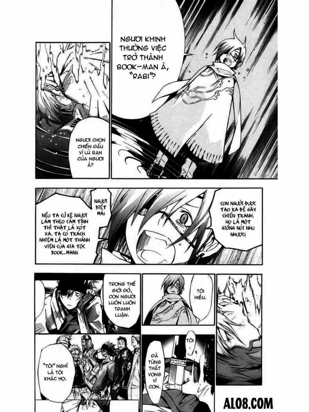 Truyện Tranh Quái Vật Sinh Ra Từ Linh Hồn Chết Chóc - D. Gray-Man trang 8