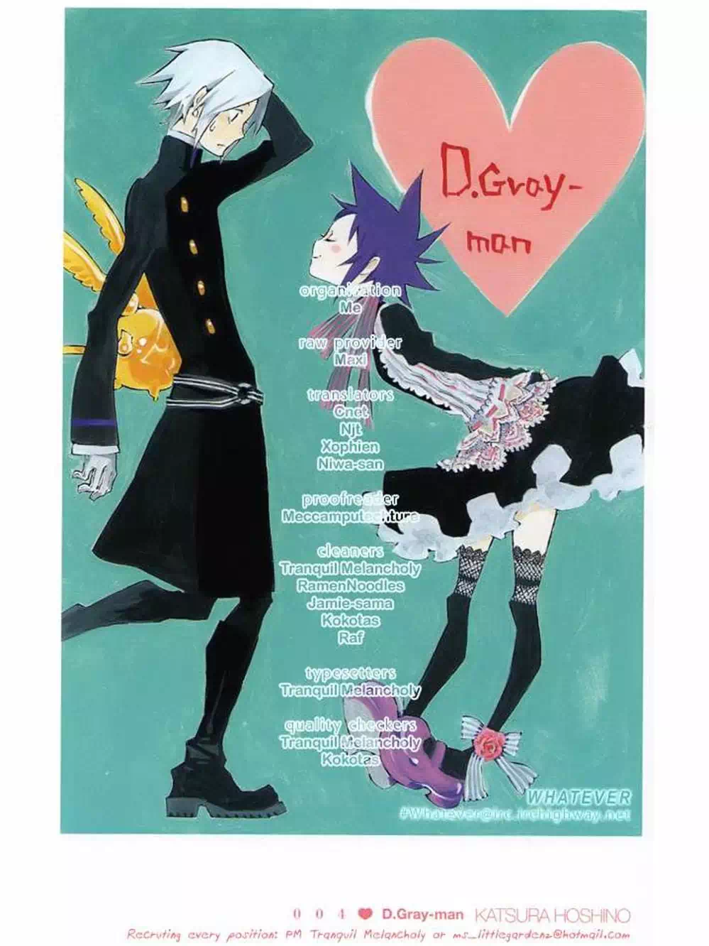 Truyện Tranh Quái Vật Sinh Ra Từ Linh Hồn Chết Chóc - D. Gray-Man trang 8