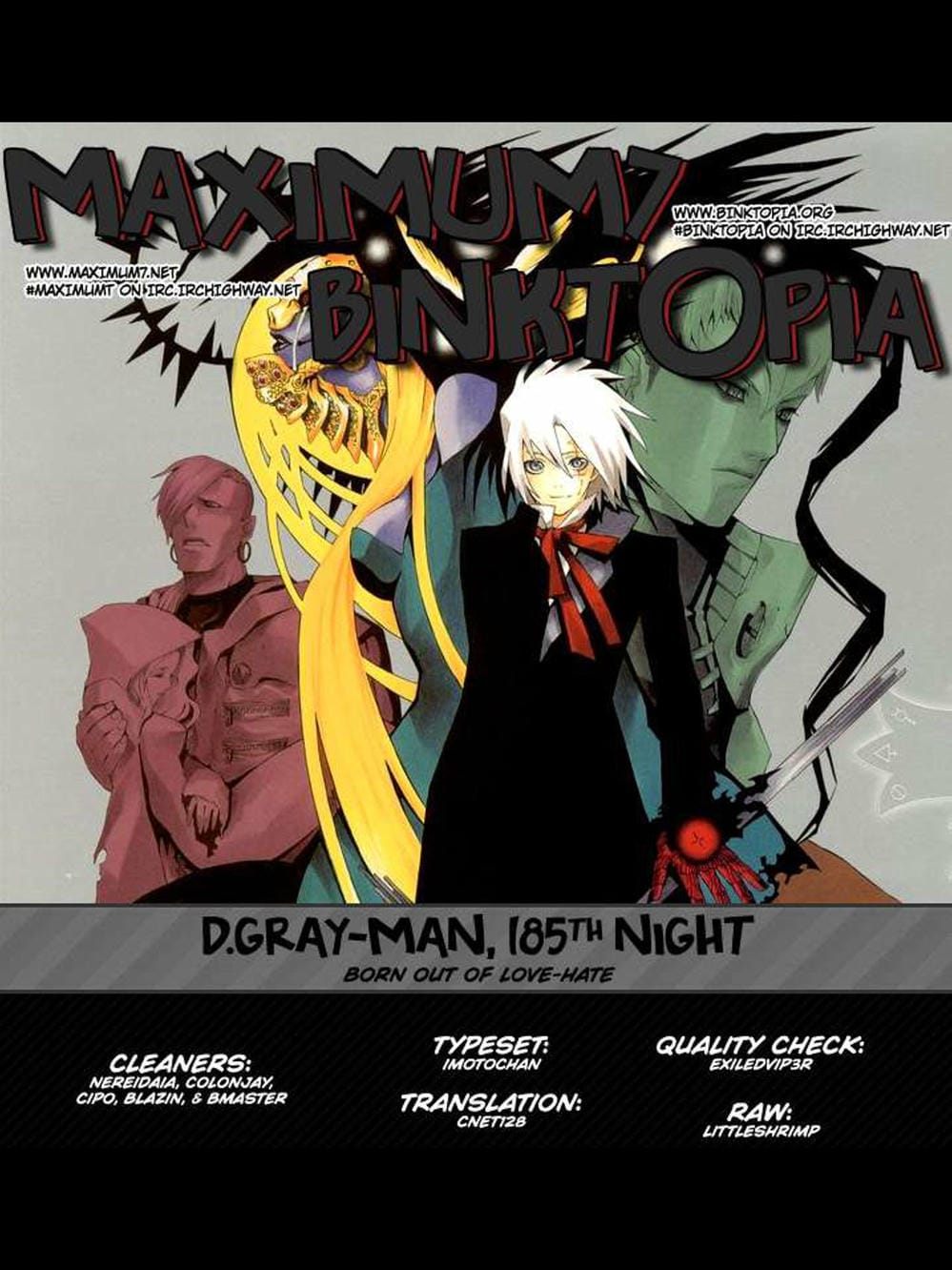 Truyện Tranh Quái Vật Sinh Ra Từ Linh Hồn Chết Chóc - D. Gray-Man trang 8