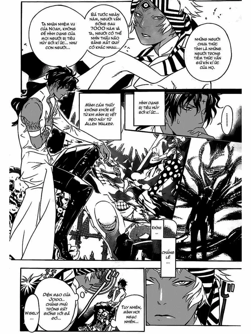 Truyện Tranh Quái Vật Sinh Ra Từ Linh Hồn Chết Chóc - D. Gray-Man trang 8