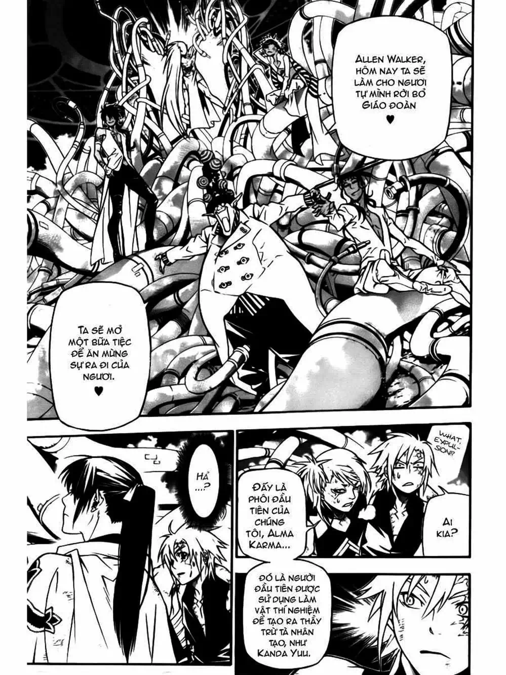 Truyện Tranh Quái Vật Sinh Ra Từ Linh Hồn Chết Chóc - D. Gray-Man trang 8