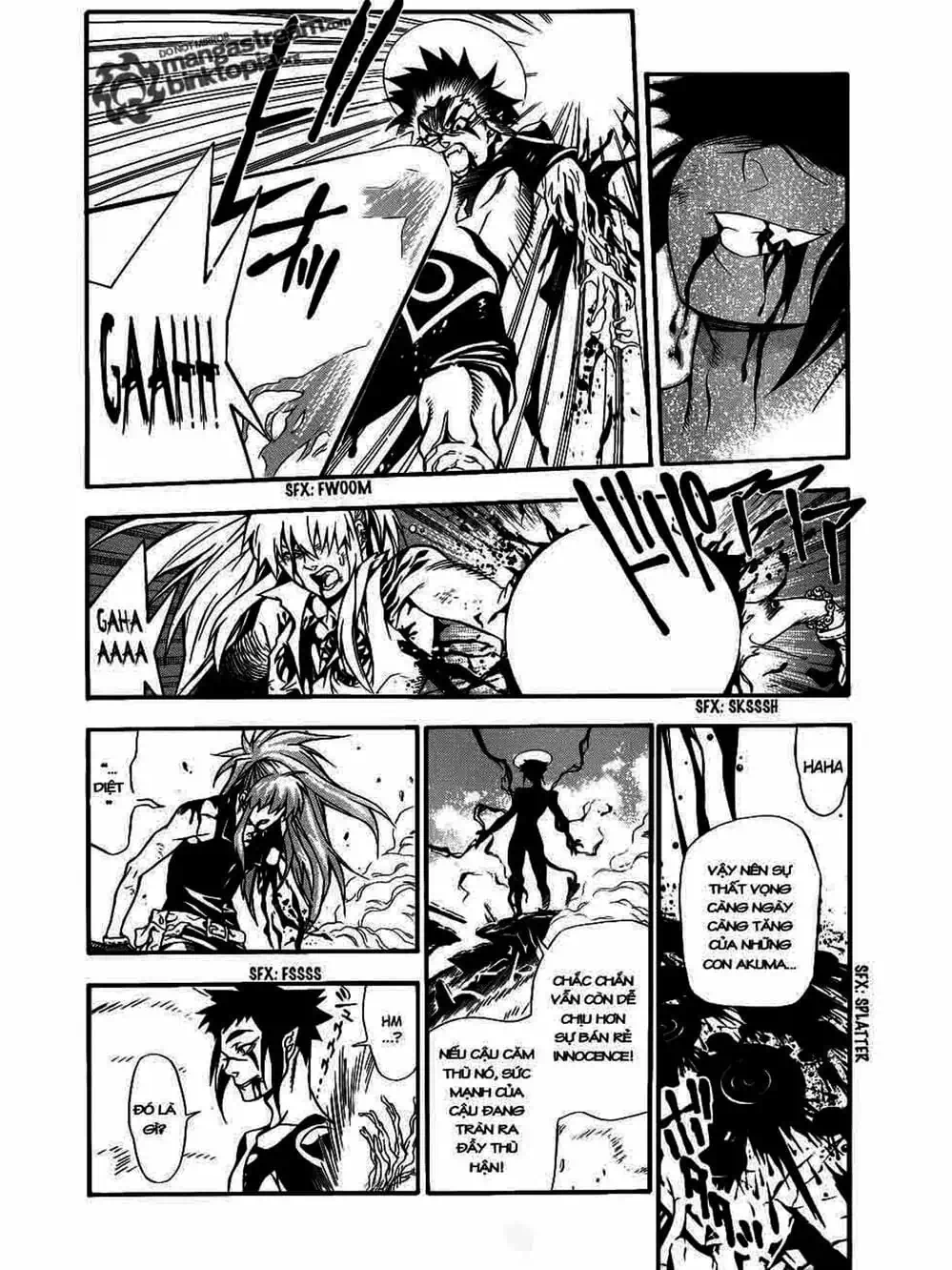 Truyện Tranh Quái Vật Sinh Ra Từ Linh Hồn Chết Chóc - D. Gray-Man trang 8