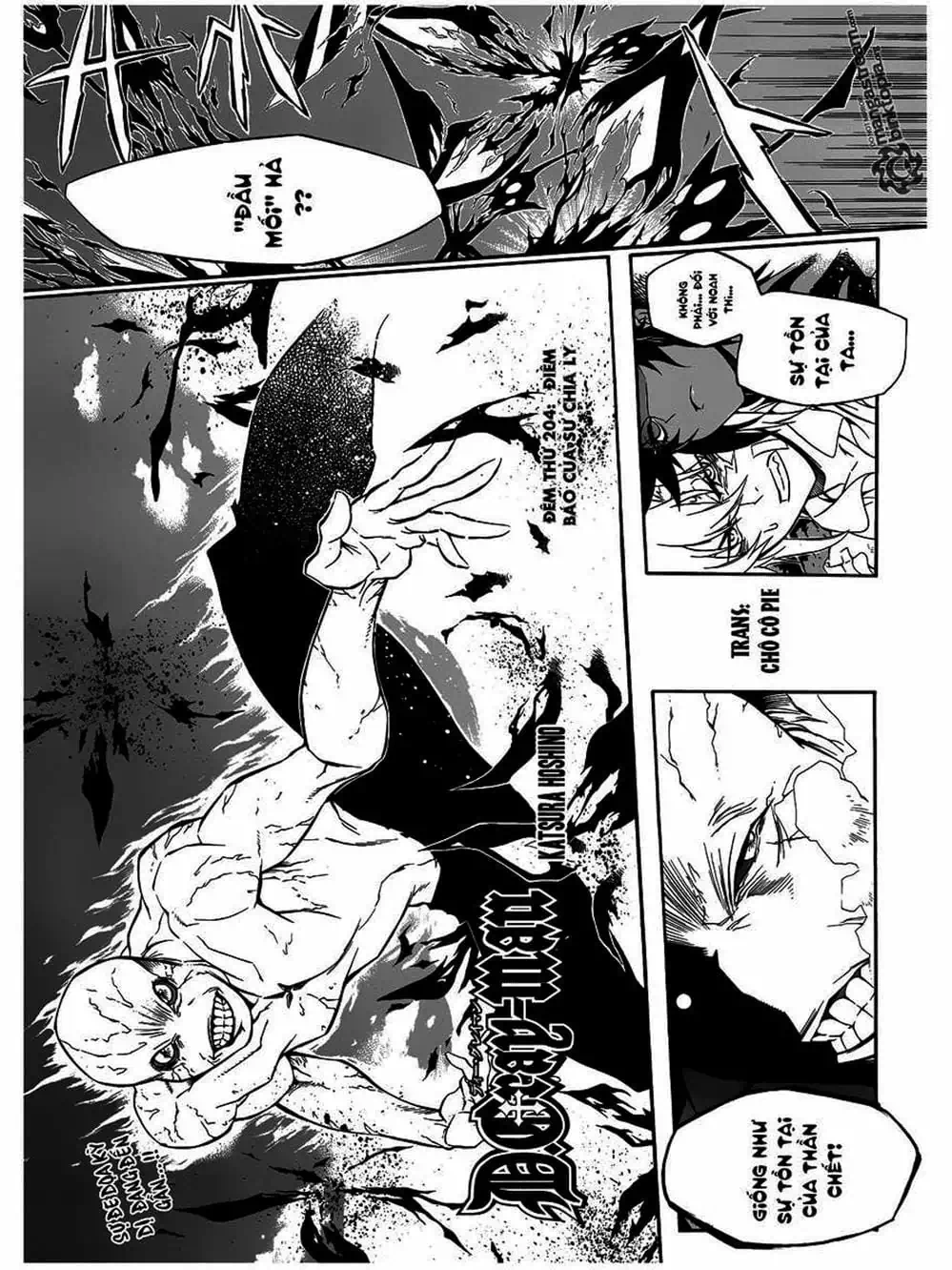 Truyện Tranh Quái Vật Sinh Ra Từ Linh Hồn Chết Chóc - D. Gray-Man trang 8