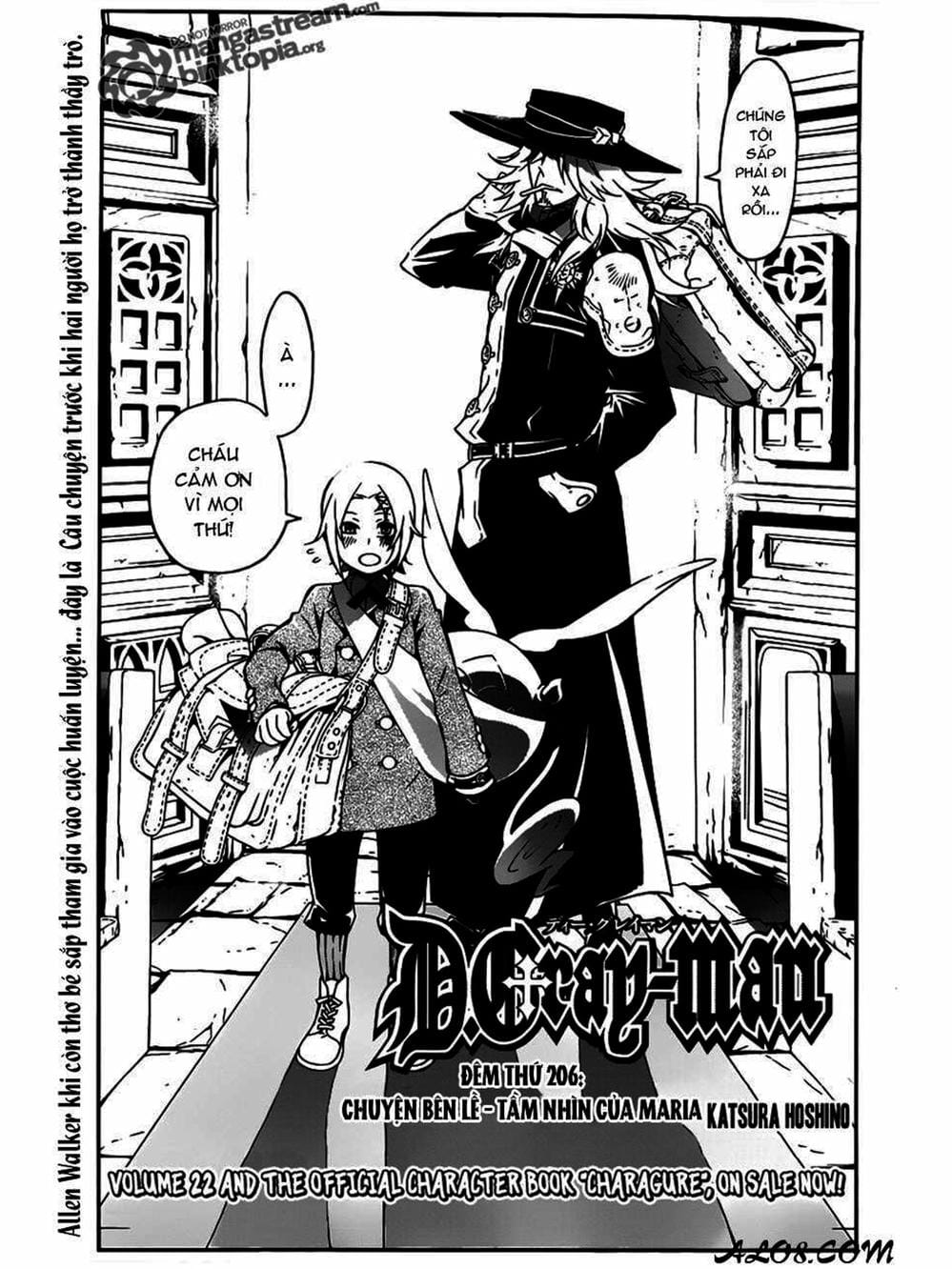 Truyện Tranh Quái Vật Sinh Ra Từ Linh Hồn Chết Chóc - D. Gray-Man trang 8