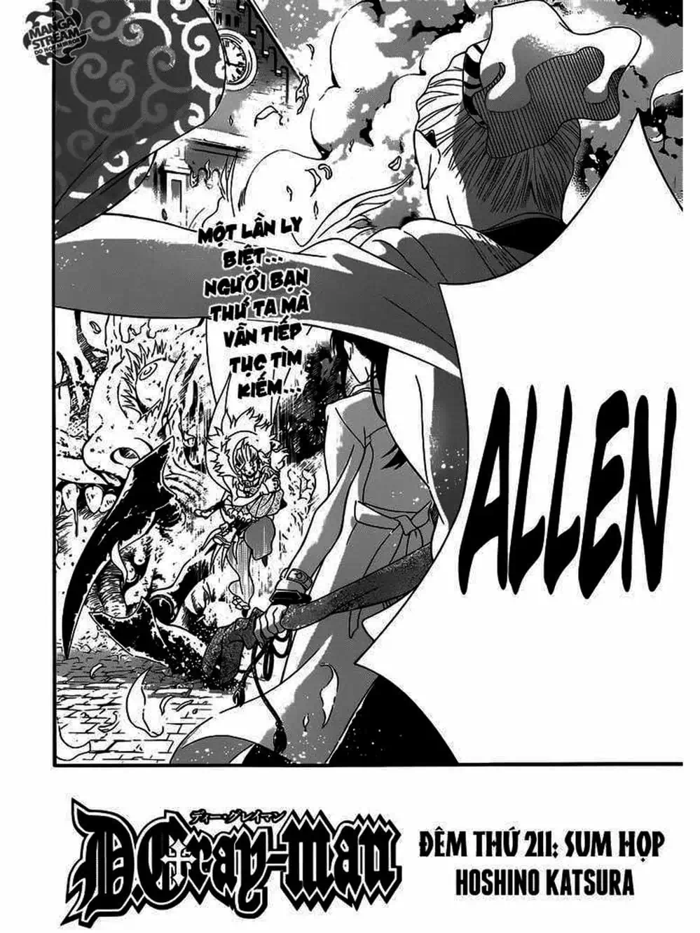 Truyện Tranh Quái Vật Sinh Ra Từ Linh Hồn Chết Chóc - D. Gray-Man trang 8